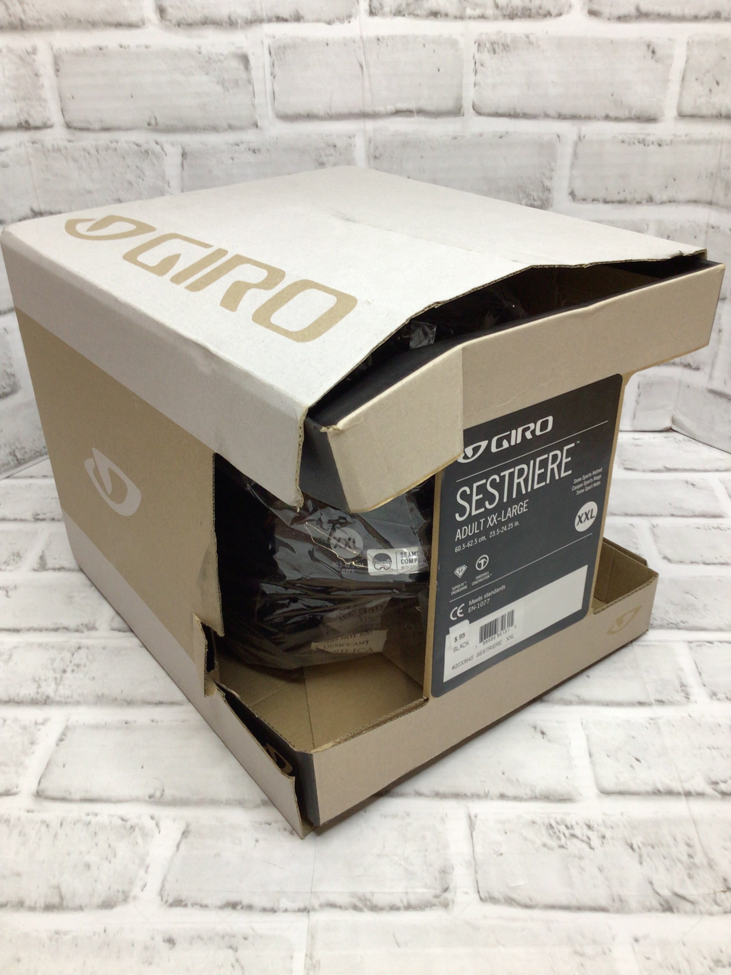 Giro Sestriere Race Snow Helmet #2033945, Adult Black XXL (8097899380974)